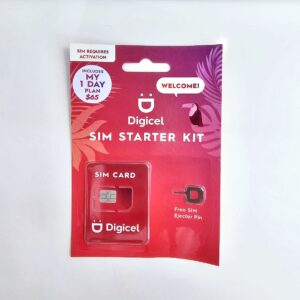 Digicel SIM Starter Kit – My 1 Day Plan (20GB LTE + Unlimited Calls & Texts)