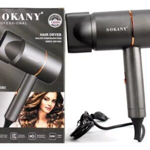 SOKANY Professional Hair Dryer – 1200W Salon Configuration | Fast Drying & Heat Protection